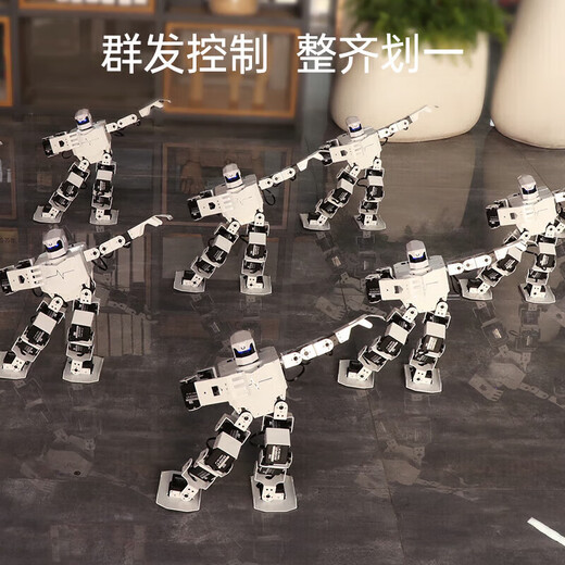 幻尔智能人形舞蹈机器人唱歌跳舞RoboSoul H5S 教育可编程仿生机器人 白色 全套成品