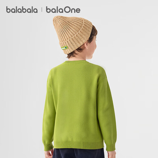 Balabala children's clothing children's sweaters 2025 new winter clothes boys and girls baby pullover sweaters versatile bottoming sweaters sweaters
