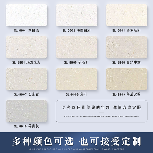 Jiang Zhiaileme Rock Flüssige Stein Lokulan Wand Sand Limettenbasis Keramik Bunte Ton in der Innenräume Außenwand B & B Textur Art Lackbeschichtung SL-9902 Französisch Weiß Sand-20 kg/On-Use auf dem Eimer