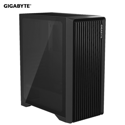 GIGABYTE Ghost Black C103G Chassis Panoramic Tempered Glass Side Transparent Compatible 360 Water Cooling Radiator Quick-Release Dust Filter ATX/Front 360/Vent Panel