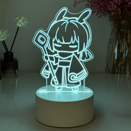 光遇周边小夜灯白鸟巫师虚荣花环初始公仔玩偶生日礼物小摆件 9923【猫猫】 【单色款】