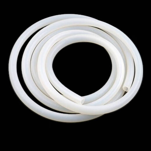 Yusenyi Ganzroll milchig weißes Silikonrohr durchscheinend Hochtemperaturresistent Schlauch elastischer Anti-Aging Industrial Gummi-Schlauchverarbeitung 8*12130 Meter