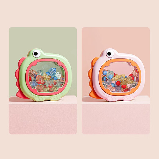 Laubzähte Aufbewahrungsbox Zähne Gedenkbox Girls und Kindersammlungspuzzle Frühschullagerung Flasche Herren Zähne Ersatz Dinosaurier Laubzähte Aufbewahrungsbox - Pink