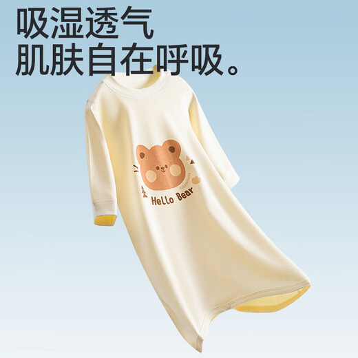 Babyprints baby pajamas for men and women, pure cotton four-season one-piece pajamas, children's home clothes, nightgown, anti-kicking quilt sleeping bag 100