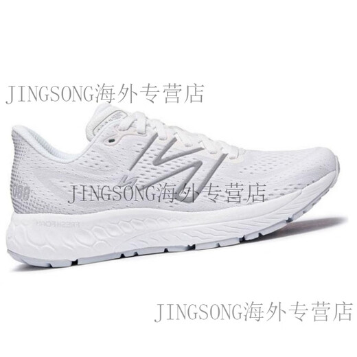 NEW BALANCENBFreshFoamX880v13纯色网布织物减震防滑耐磨低帮跑步鞋女款白色 B宽 36.5