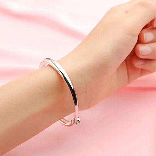 Genuine PT950 platinum bracelet for women, solid four-leaf clover bracelet, starry young gift for mother and girlfriend bracelet 23.88g pt950 platinum bracelet, four-leaf clover with certificate