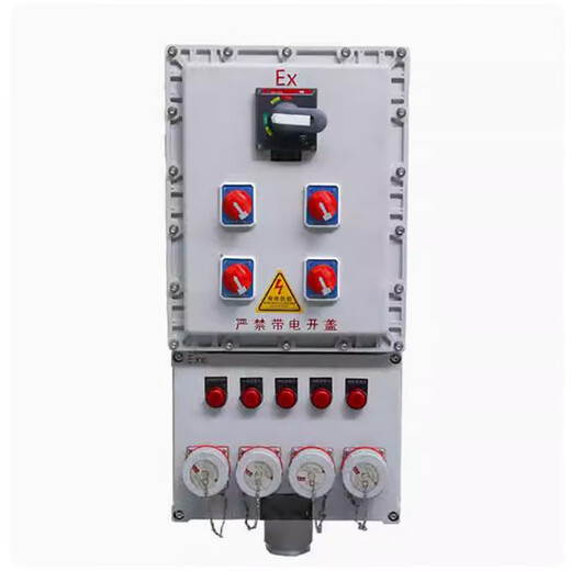 JGGYK aluminum alloy explosion-proof power box, delivery time 2-3 days, 40A/3P/4 circuits + main switch 160A/3P, four with explosion-proof and no sparks