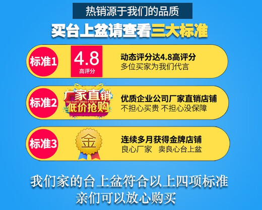 语森忆陶瓷台上盆洗手盆家用洗脸盆单盆阳台面盆卫生间洗面盆小尺寸台盆 7036中加20元大加40元 默认拍下