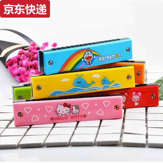 Qilicai Pig Harmonic's Children's Peppa Toys Baby Musical Instrument играет орган -начинающие безопасность детского гармоника розовый T+ Kaleidoscope