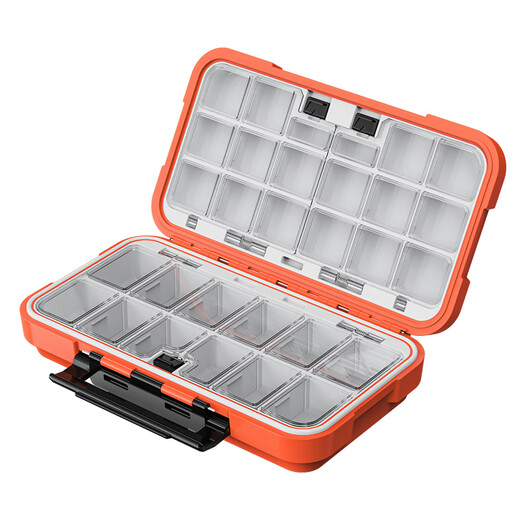 TAB fishing accessories box multi-functional lure box lure box fish hook storage box tool box fishing gear fake bait box waterproof waterproof accessories storage box large gray