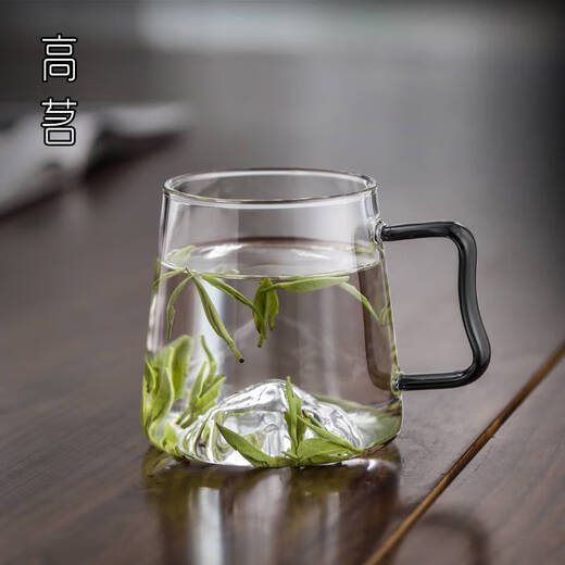 
Yunmao Japanese glass cup household large capacity water cup high temperature resistant summer thickened mountain green tea cup creative drinking water cup 9195 mountaineering cup 2