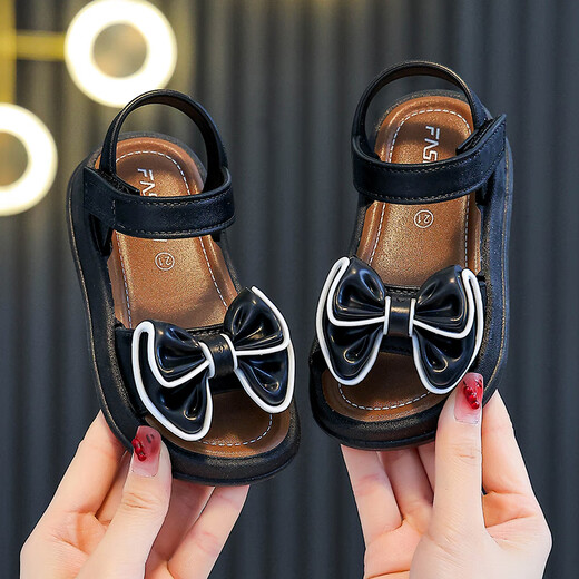 Yumiya Sandalias para niños Girls 2024 NUEVA Princesa Linda Princesa Anti-Slip Interior y al aire libre zapatos de playa de moda para bebés 1105-Sandals/rosa 30 Tamaño Longitud interna 18.5cm