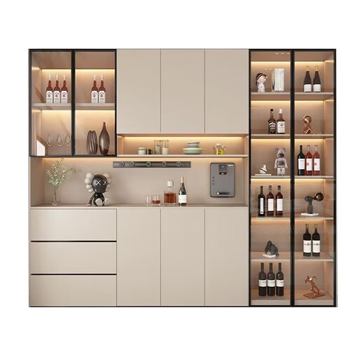 Aparador de madera sólida con pared para el gabinete de la pared gabinete del gabinete de vinos gabinete de la sala del gabinete de almacenamiento del gabinete de almacenamiento estilo 12240*40*220 sf expreso entregado a casa