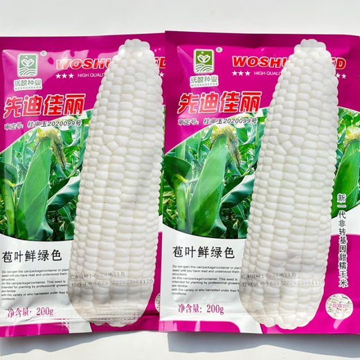 National Approval Corn Seed Sweet Waxy Corn Seed Hybrid Corn White Corn National Approval Corn Seed Xiandi Jiali Corn Seed Original 200g