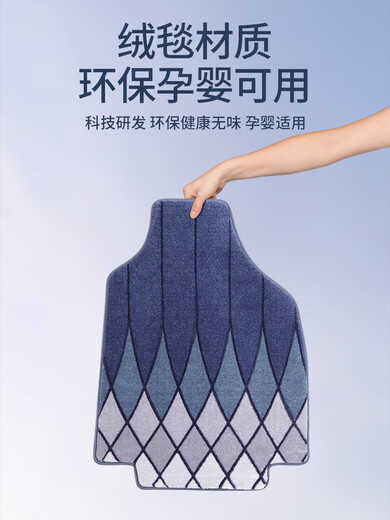 KEOGHS适配25新款别克gl8phev陆尚脚垫专用插混全包围地毯垫ES陆尊地板 前排中排三排尾箱垫全车蓝年华绒 别克GL8新能源24-25款(3899尊享4