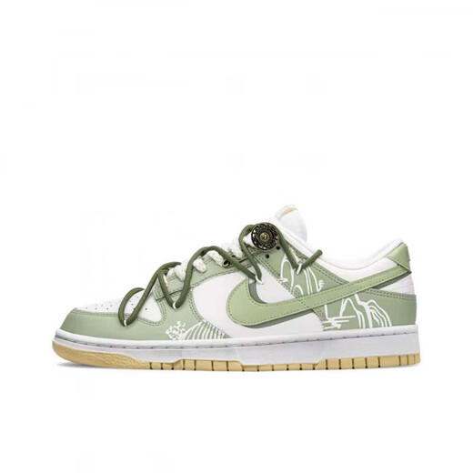 Nike (Nike) Sneakers personnalisés Nikedunk Mythical Wukong Anti-slip Absorbant les chaussures basses basses Men's Black Gold DD1391-100 (Team144-Lijin Years) Men 41 NON RÉTUNÉ CHAPOLISÉ OU REMPLACEM