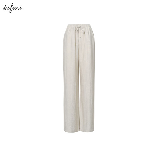 Eifli (eifini) eifli bingsi yamamoto pantalon pour les femmes 2025 printemps et été de style mince des gens qui portent des pantalons décontractés de lazy largement lâches en lin small version xl 125-140jin [Jin équivaut à 0,5 kg]