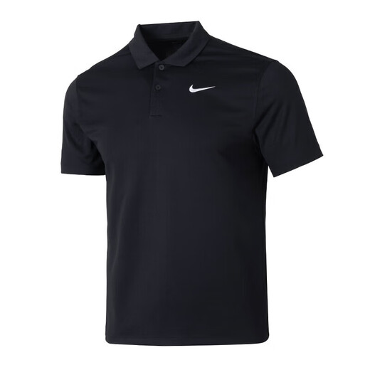 Nike (Nike) Polo negro Lapa de negocios de negocios Lo suelto Casual transpirable transpirable Camiseta de manga corta DH0858 FN3895-010 CONFORMA DEL COTHER S /100-120JIN [Jin equivale a 0.5 kg]