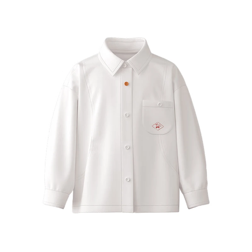 Papa crawling children's shirt boys and girls kindergarten suit anti-wrinkle shirt soft and fashionable long-sleeved short-sleeved elastic straps one-size-fits-all