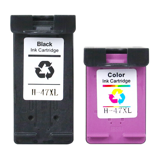 Tianzhuo Good Pen (T) es adecuado para el cartucho de tinta HP 47XL Deskjet 4825 4826 4877 4829 4828 4800 HP47XL Gran capacidad Color negro Ink Jet Conectado Ink Jet [aproximadamente 750 páginas] La cobertura de color-transparente puede agregar tinta_crease capacidad