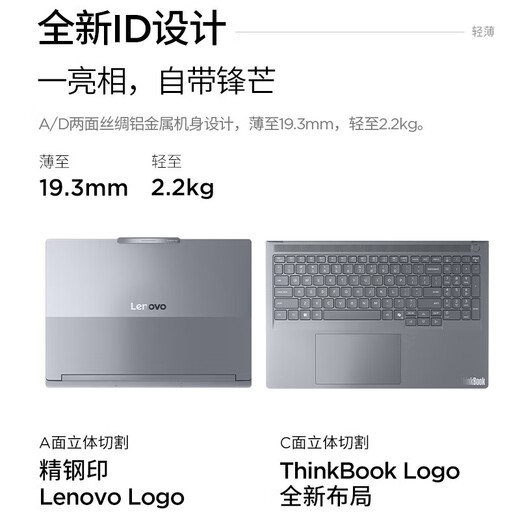 ThinkPad Lenovo ThinkBook 16P 2025 Designer-Laptop-Zuschuss 20 % AI Yuanqi Ruilong R9-Prozessor RTX5060 Unabhängiges Display Mobile Workstation R9-8945HX RTX5060 165 Hz High Brush 96 G Speicher 4 TB Solid-State-Upgrade