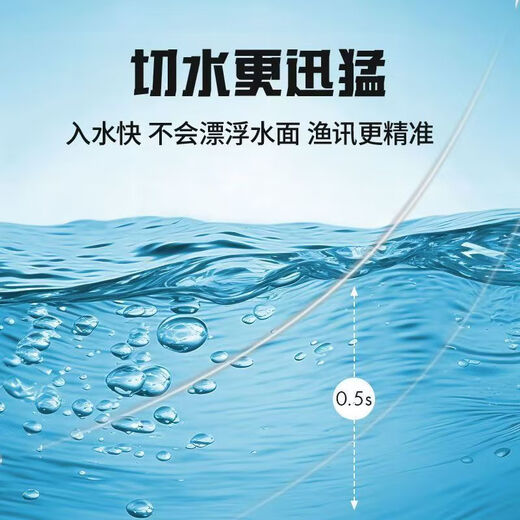 美人鱼法国斑点线隐形线鱼线柔软抗卷曲主线子线鲢鳙大物线 法国斑点线100米 9.0号线径0.51 拉力值16783g
