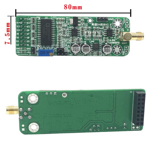 High-speed DA AD9764 module 14-bit parallel DA 125M waveform generation FPGA development board supporting Bessel