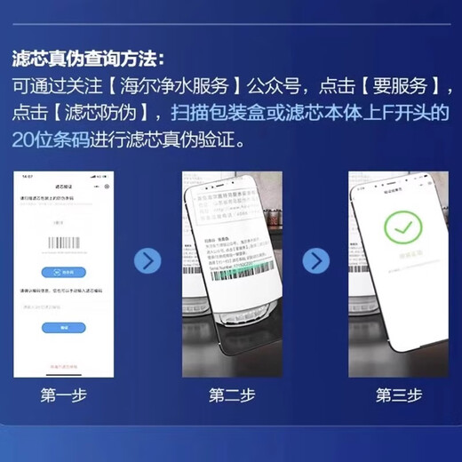 Haier water purifier HRO800/1000SVM3-U1 filter element original genuine purification filtration PCB composite RO membrane first PCB composite filter element