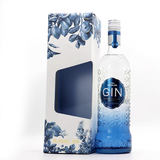 噶玛兰金酒琴酒中国台湾洋酒杜松子调酒基酒洋酒 750mL 1瓶