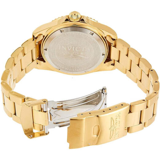Invicta women's gold plated diving watch waterproof Mi Swiss movement elegant and fashionable 15249
