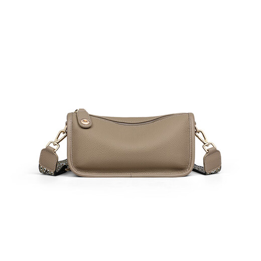 viney cowhide bag women's bag casual pillow bag brand crossbody shoulder bag birthday gift high-end feeling for girlfriend wife [elephant gray] girl practical and heart-wrenching fashion niche versatile light luxury temperament commuting