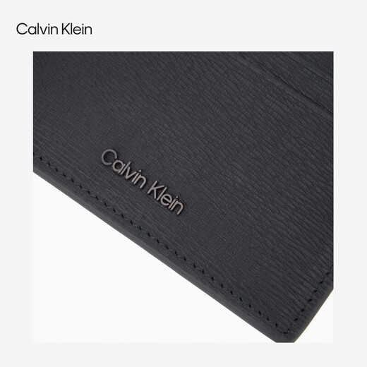 Calvin KleinJeans25 new autumn men's business casual portable ck cow leather ticket holder card bag gift 4D1070G