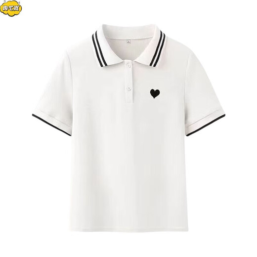 冉艺岚同款  幼儿园老师园服夏装polo衫领早教工衣运动夏季工作服2025大 9926粉色 S 建议70-90斤