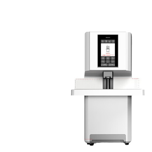 Deli Deli Vollautomatisch finanzielle Bindungs ​​Opportunity Messgerät Elektrische Loch -Stanzmaschine Heiße Schmelze Nieten Pipe Loch Stanze Sprachinformation 3884s Bindungsmaschine + Spezialkarten