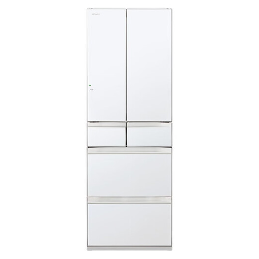 Hitachi (HITACHI) 540L refrigerator imported from Japan vacuum preservation automatic ice making embedded household large capacity dual cycle R-HW540RC vacuum preservation crystal white
