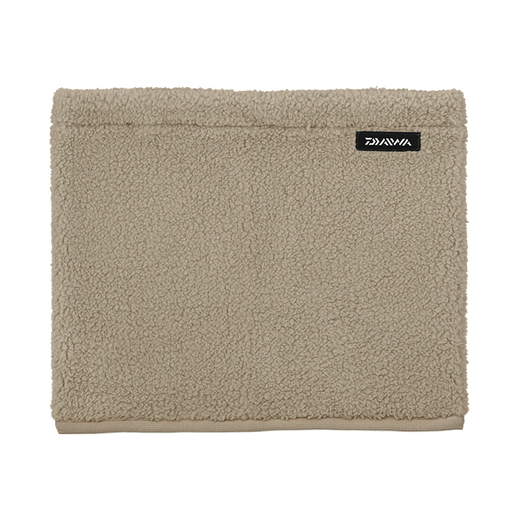 DAIWA Autumn and Winter DA-9623W Polar Fleece Warm Scarf, Cold-proof Fishing Neck Cover, Light Yellow, One Size