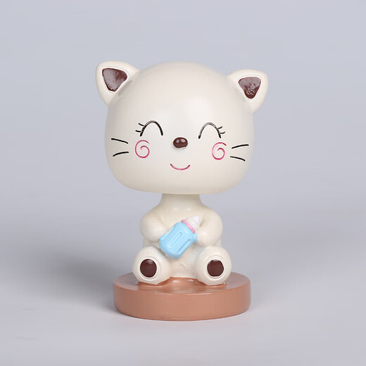 Молонг (Molong) Cat Creative Interior Shaking Head Head Ornament Coremercord Car Украшение.