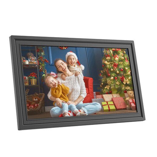 15,6-Zoll-WIFI-Remote-Push-Touch-Digitalfotorahmen HD IPS Automatische horizontale und vertikale Bildschirmwiedergabe Elektronisches Fotoalbum 10,1 Zoll Schwarz 32G