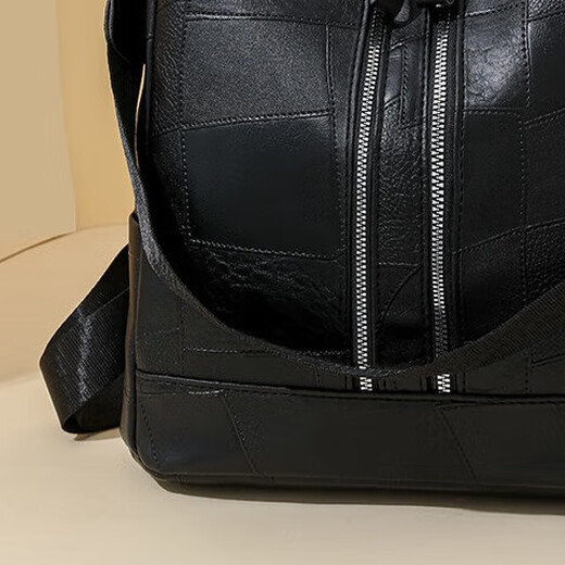 Retro-Rucksack für Frauen Pendlertasche Mode Casual Outing große Kapazität Schoolbag-Reisen Vielseitiger Rucksack NN-7137# Schwarz