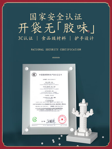 积木天安门广场故宫六一节男孩女益智力拼装拼图玩具儿童生日礼物 巨大型阿房宫[12186pcs标准版]彩