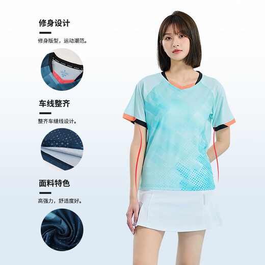 SaintsYno badminton suit men and women custom quick-drying sportswear short-sleeved breathable table tennis air volleyball uniform competition suit G723A men's white top + K3 black pants M