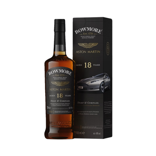 波摩（Bowmore）阿斯顿马丁第三版 Bowmore 联名款10/15/18年单一麦芽威士忌 波摩马丁18年第三版