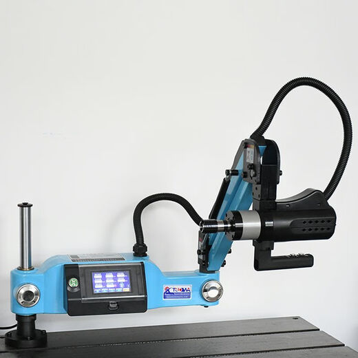 Fully automatic servo tapping machine high-power electric tapping machine desktop universal small intelligent CNC rocker arm vertical M6-M36 universal new national standard chuck 11 pieces