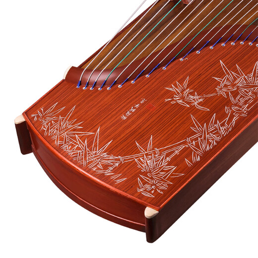 Dunhuang Dunhuang Guzheng 696d Double Crane Chaoyang Children's Introduction aux débutants amateurs adultes Qin Dunhuang Authentic officiel Store 689e Bamboo Leaf (blanc)