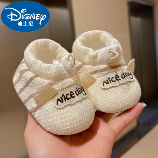 迪士尼（Disney）婴儿软底鞋子春夏季女宝宝婴童室内学步鞋鞋袜春秋休闲步前鞋地板 绿色 11 11 S 内长10.5cm 建议0-6个