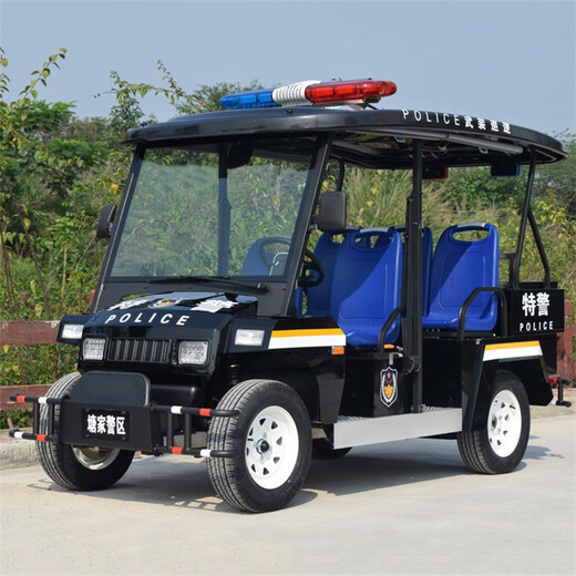 EXCAR卓越电动车5-8座街道巡查车城管执法电动巡逻车物业保安巡逻车街道巡查电瓶车治安巡逻车 5座带斗定制金 3890*1500*2000