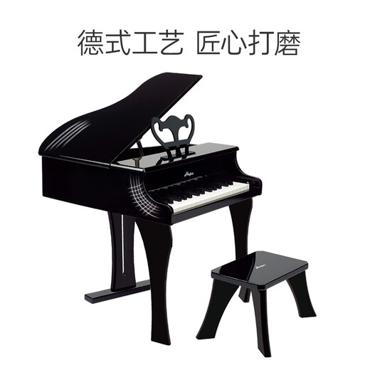 Hape (Deutschland) Musik Aufklärung Spielzeugkunst Training Einführung in 30 Schlüssel Klavier Elegant Black Boy and Girl Geschenk E0320