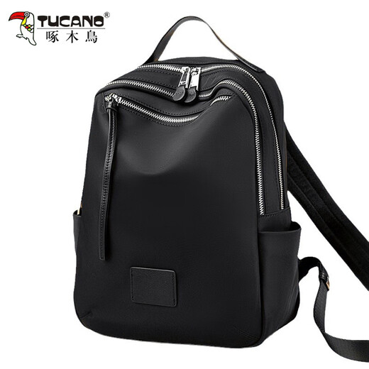 Woodpecker backpack for women 2025 new fashion commuter large capacity bag feeling casual women backpack black