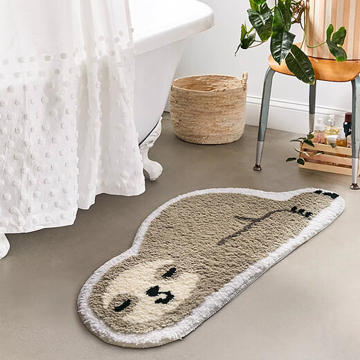 Qingzhu Jiapins neuer japanischer Cartoon Tuftted-Teppich-Nachahmung Kaschmirbodenmatte Badezimmer Saugle Floor Matte Kinderzimmer Nacht