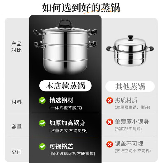 Baig wok kitchen full pot set, not easy to stick, low smoke, combination pan, soup pot, frying pan, gas induction cooker, universal six-piece set, stir-fry + fry + steam + soup + knife + spatula + spoon